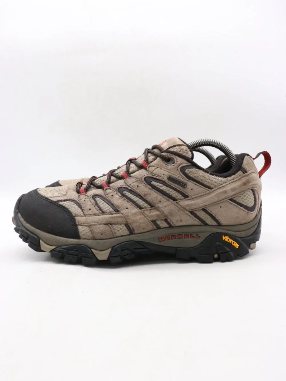 Merrell Moab 2 Men’s Size 9 W Waterproof Shoe Brown Hiking Trail Vibram 08871W